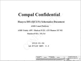 Схема материнской платы LA-8712P rev. 0.3